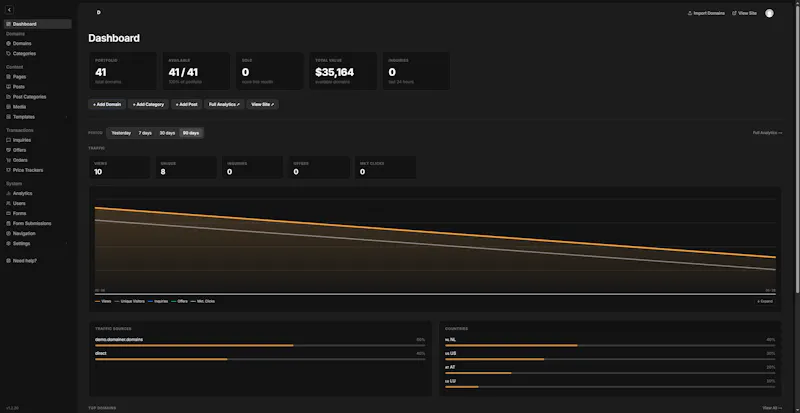 Domainer Engine screenshot 7