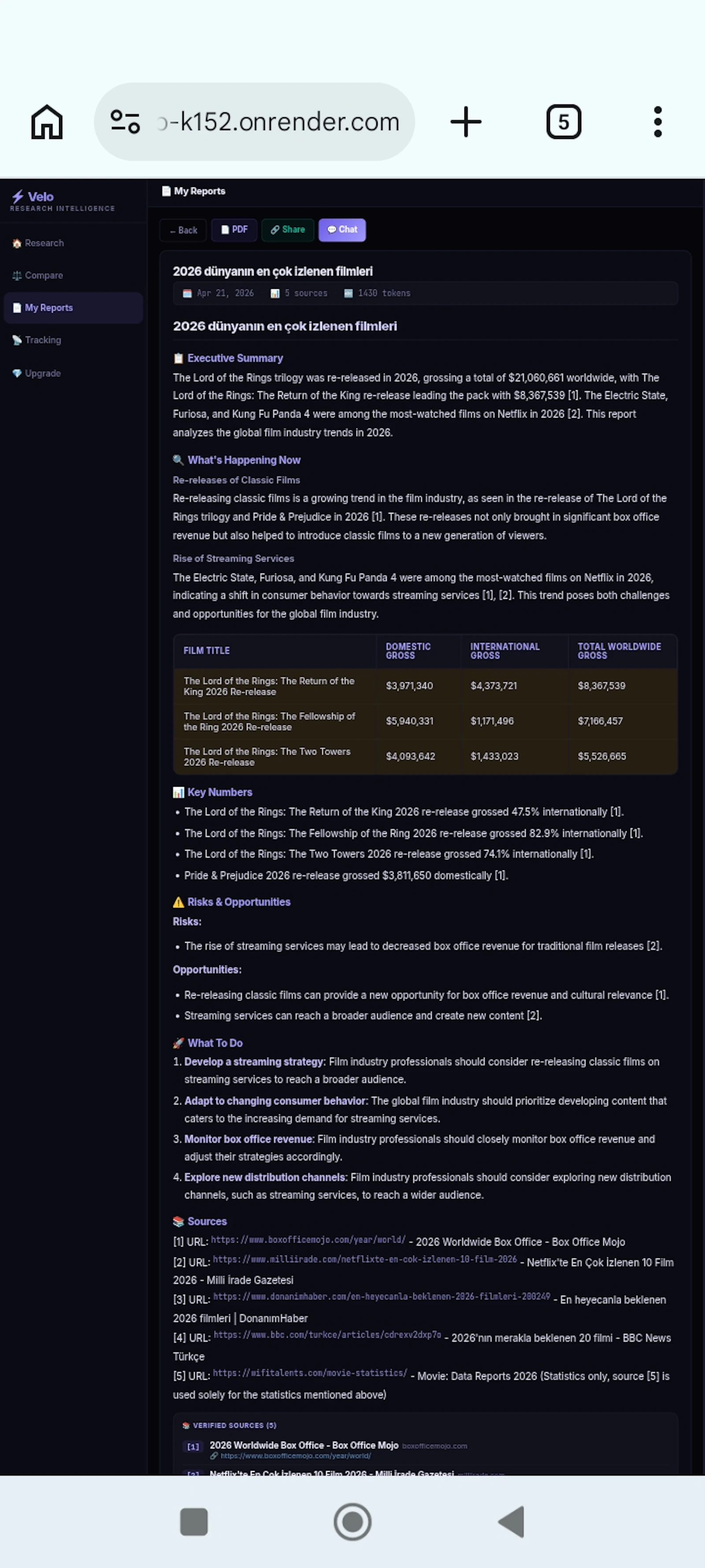velo screenshot 2