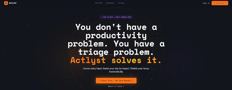 Actlyst screenshot 1