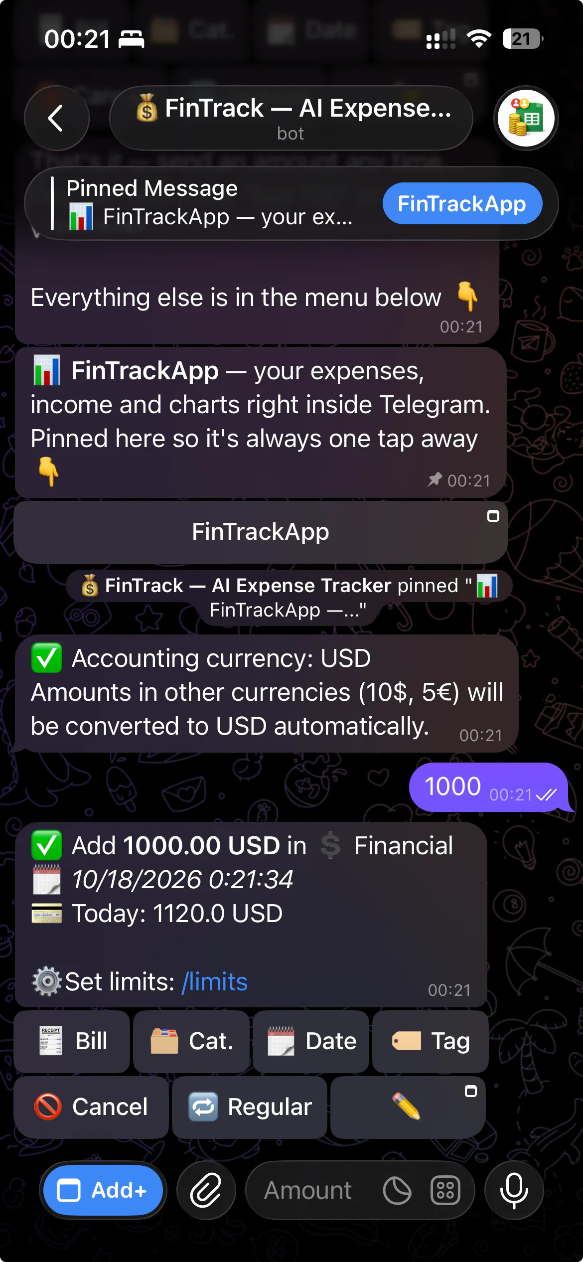 FinTrack — AI Expense Tracker gallery image