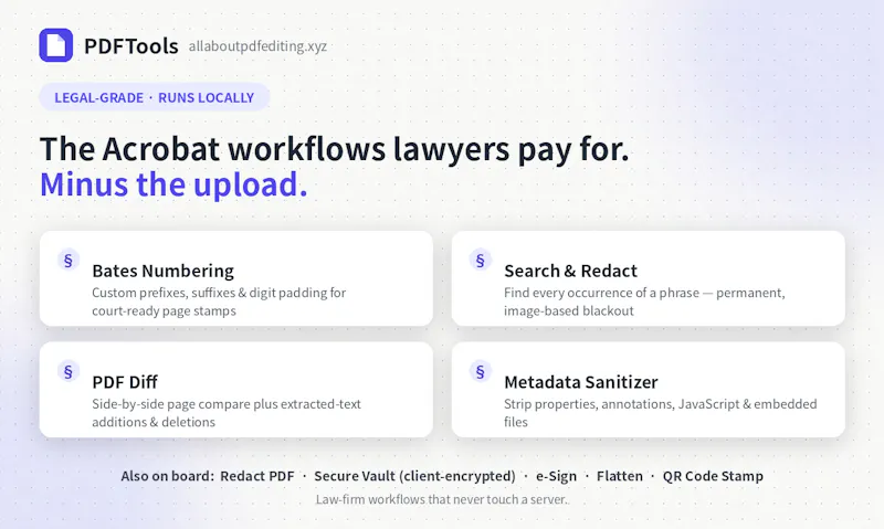 PDFTools screenshot 5