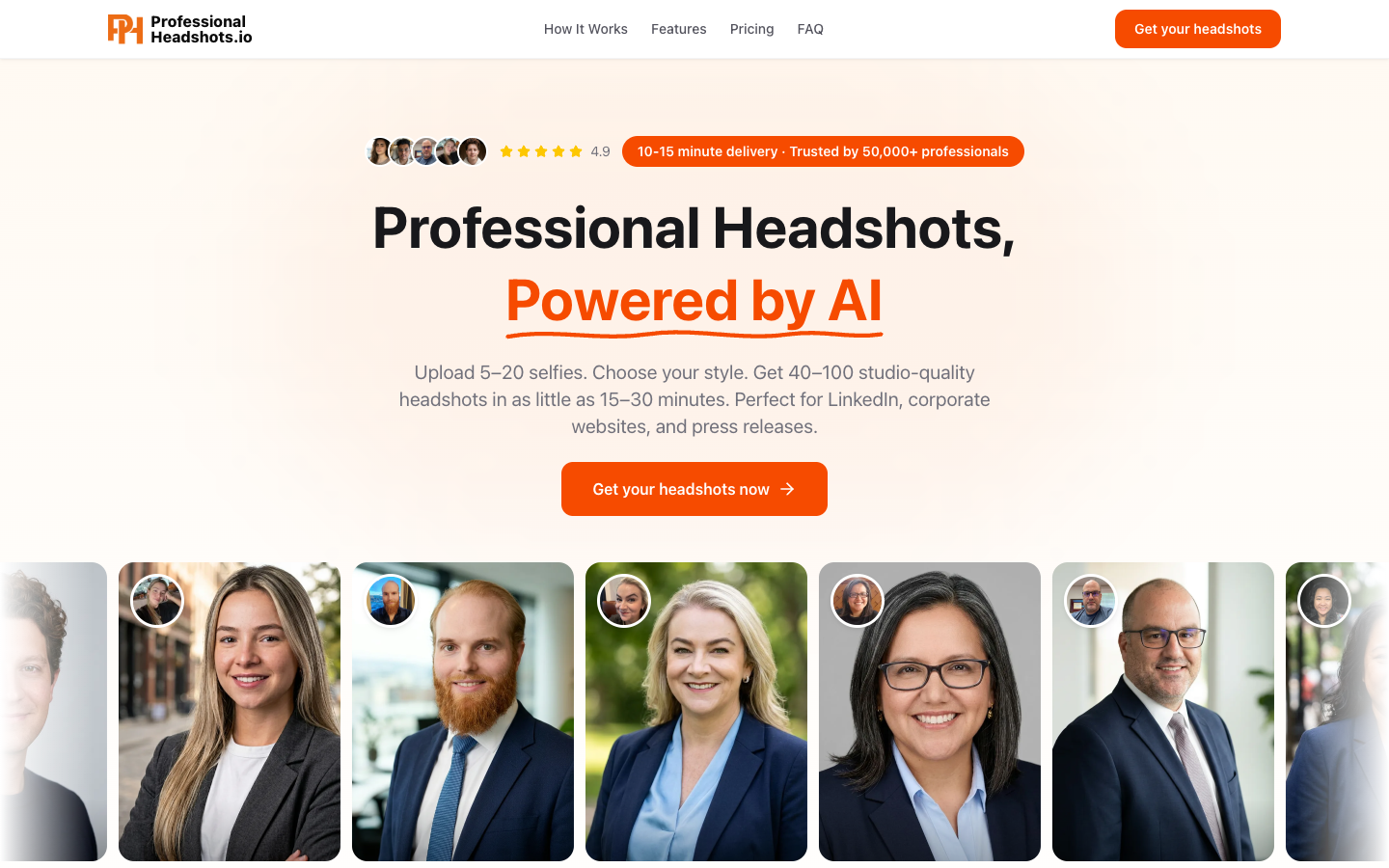 ProfessionalHeadshot.io gallery image