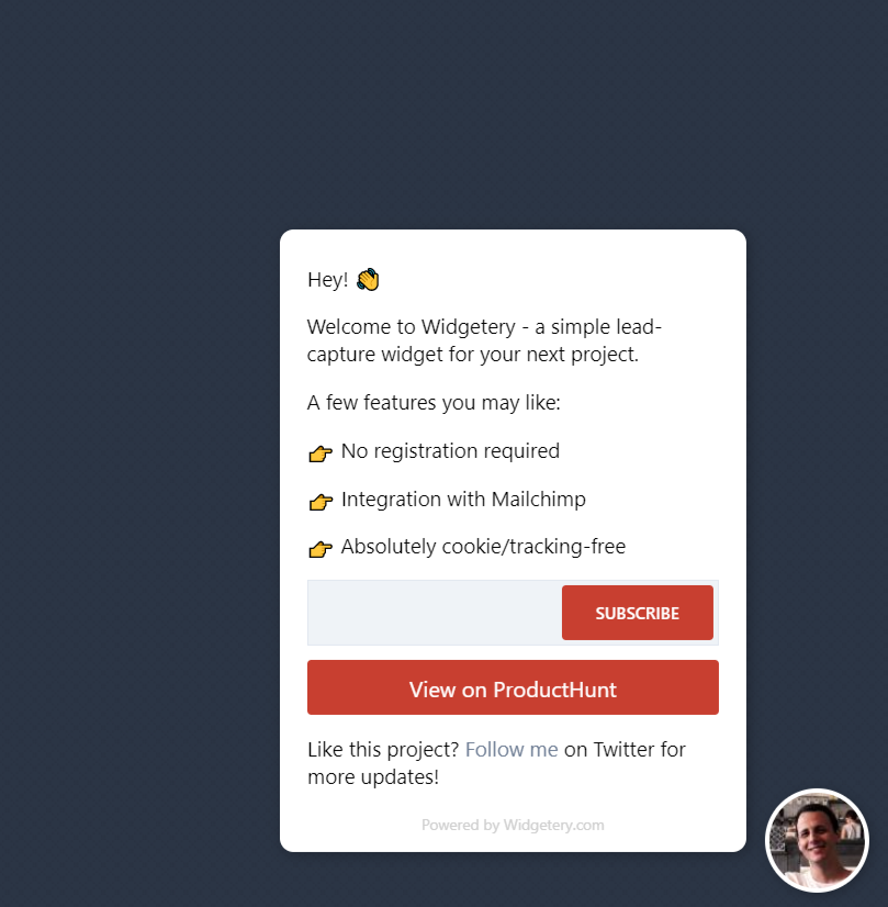 Widgetery gallery image