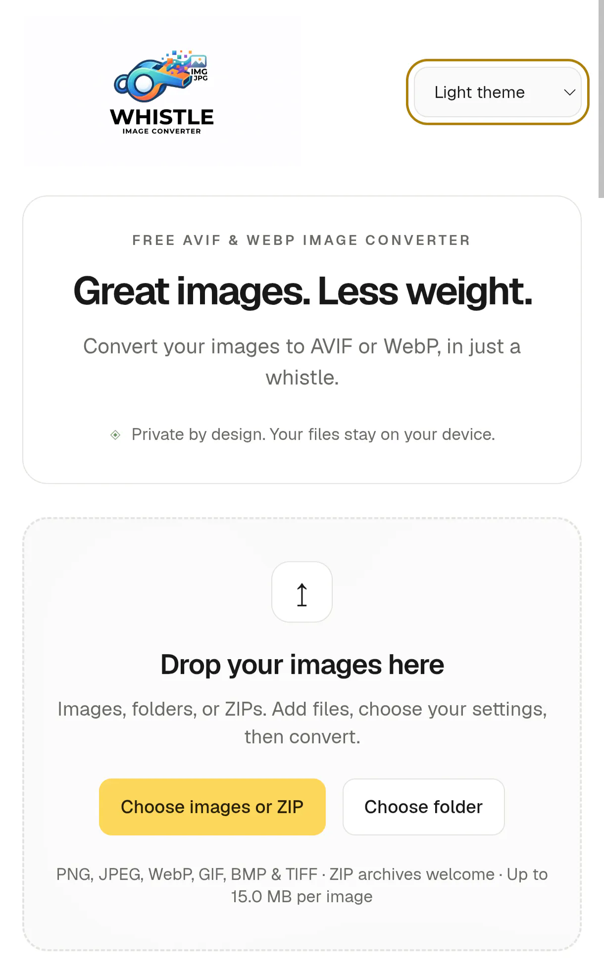Whistle Image Converter gallery image