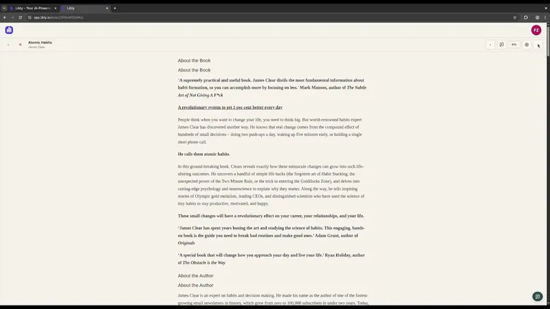 Libly screenshot 1 (video preview)