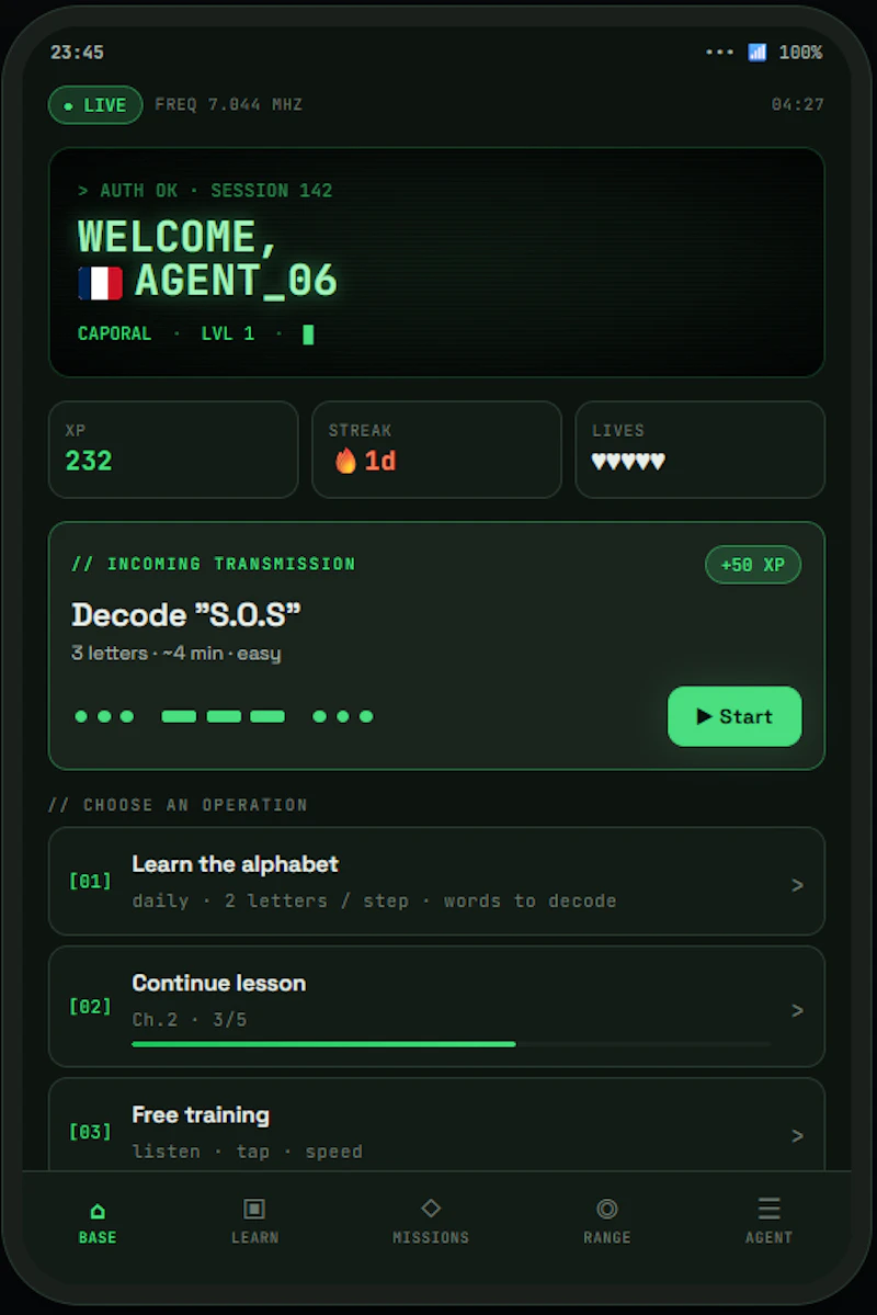 Mission Morse screenshot 1