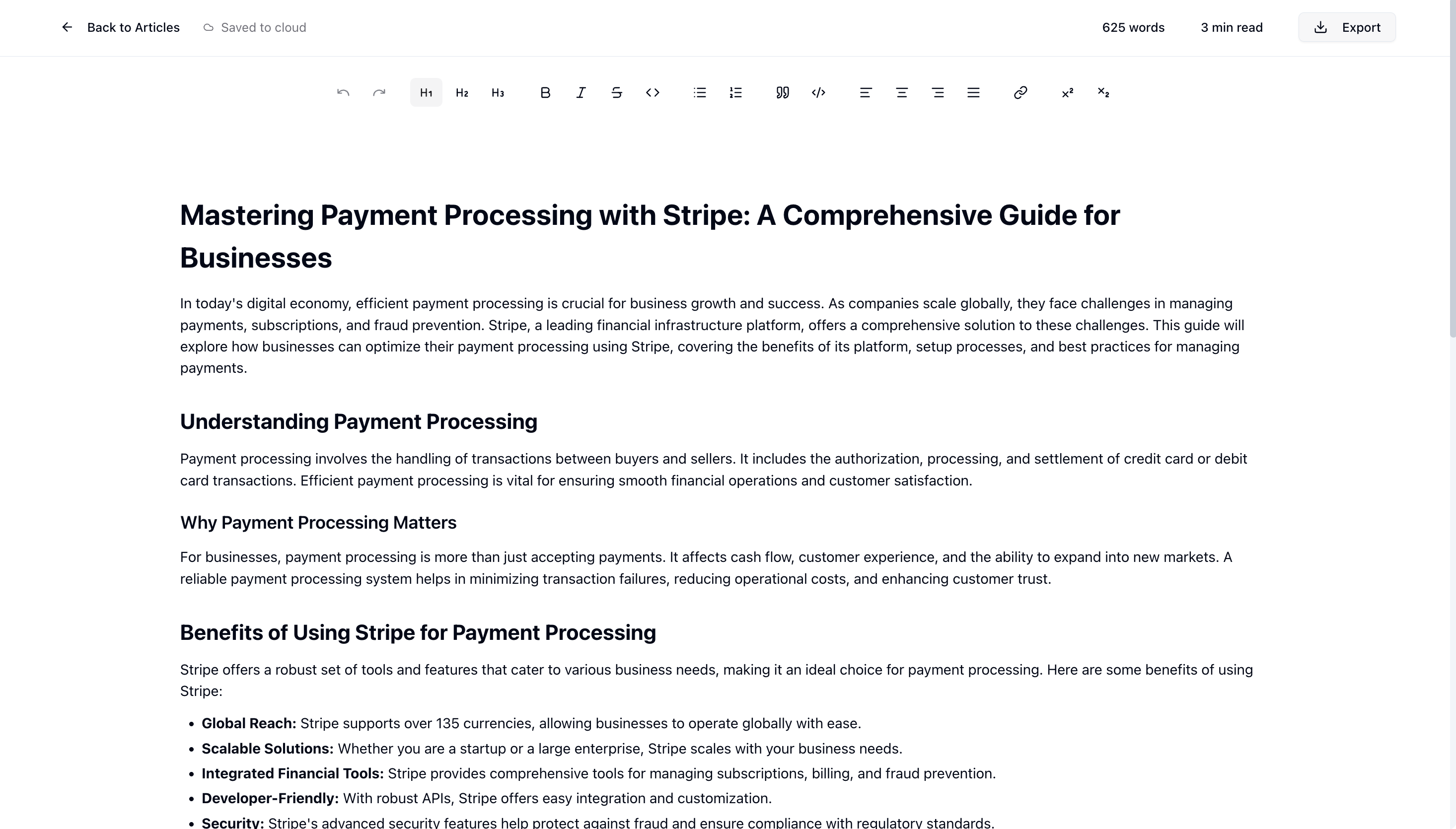 Clyio - SEO Content Generator - Screenshot 4 showing product features and functionality