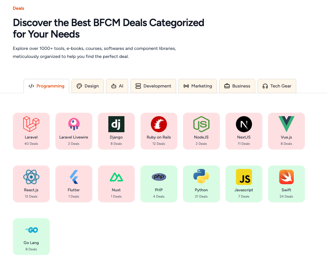 BlackFridayDeals.dev - ข้อเสนอ Black Friday ที่ร้อนแรงที่สุดสำหรับนักพัฒนาและนักออกแบบ 2024 media 2
