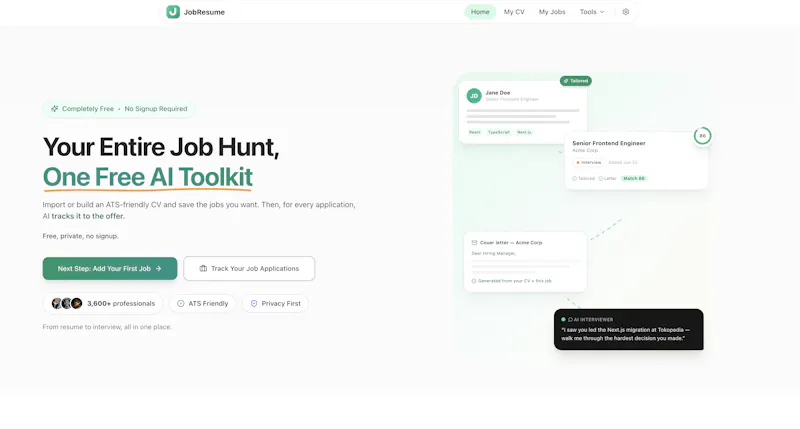 Jobsresume screenshot 2