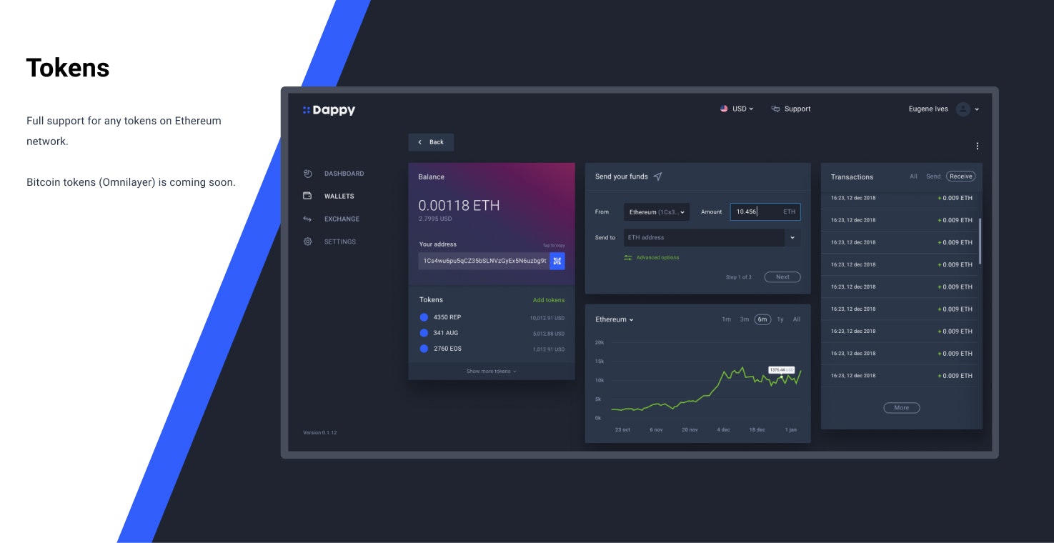 DappyWallet gallery image
