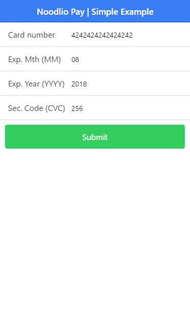 Noodlio Pay - Smooth Payments with Stripe