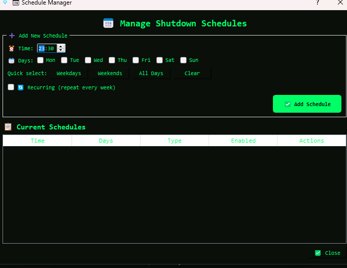 Auto Shutdown for Windows 10/11 - Screenshot 3 showing product features and functionality