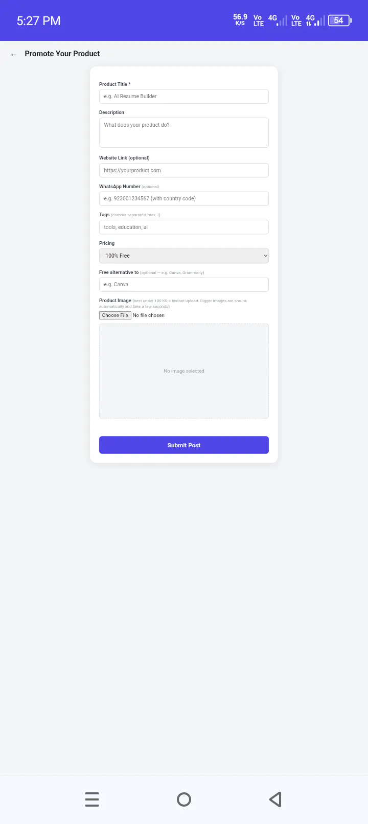 ToolNest New Platform Like Product hunt gallery image