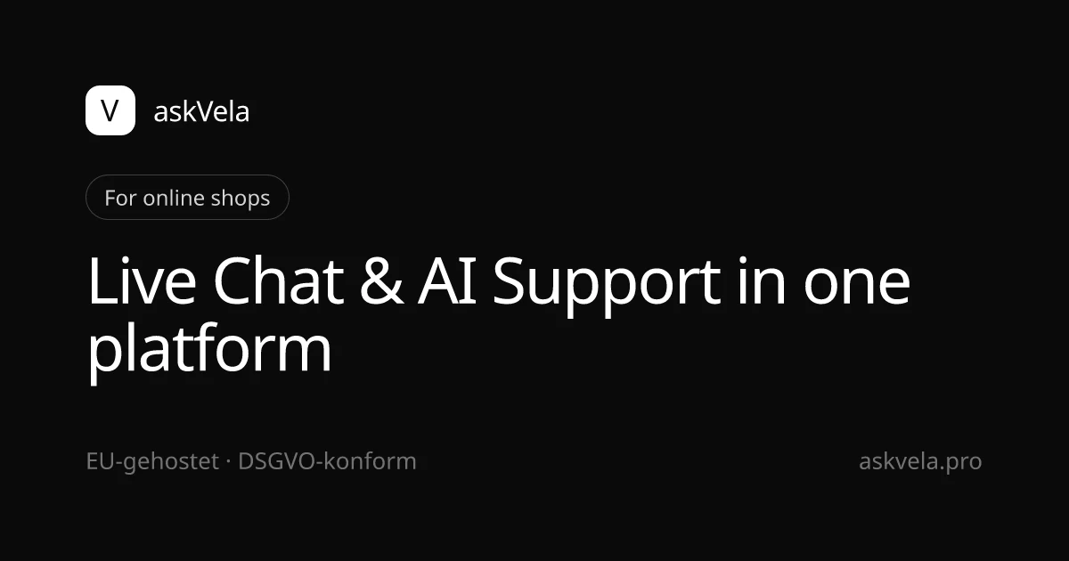 askVela – Live Chat & AI Support 截图