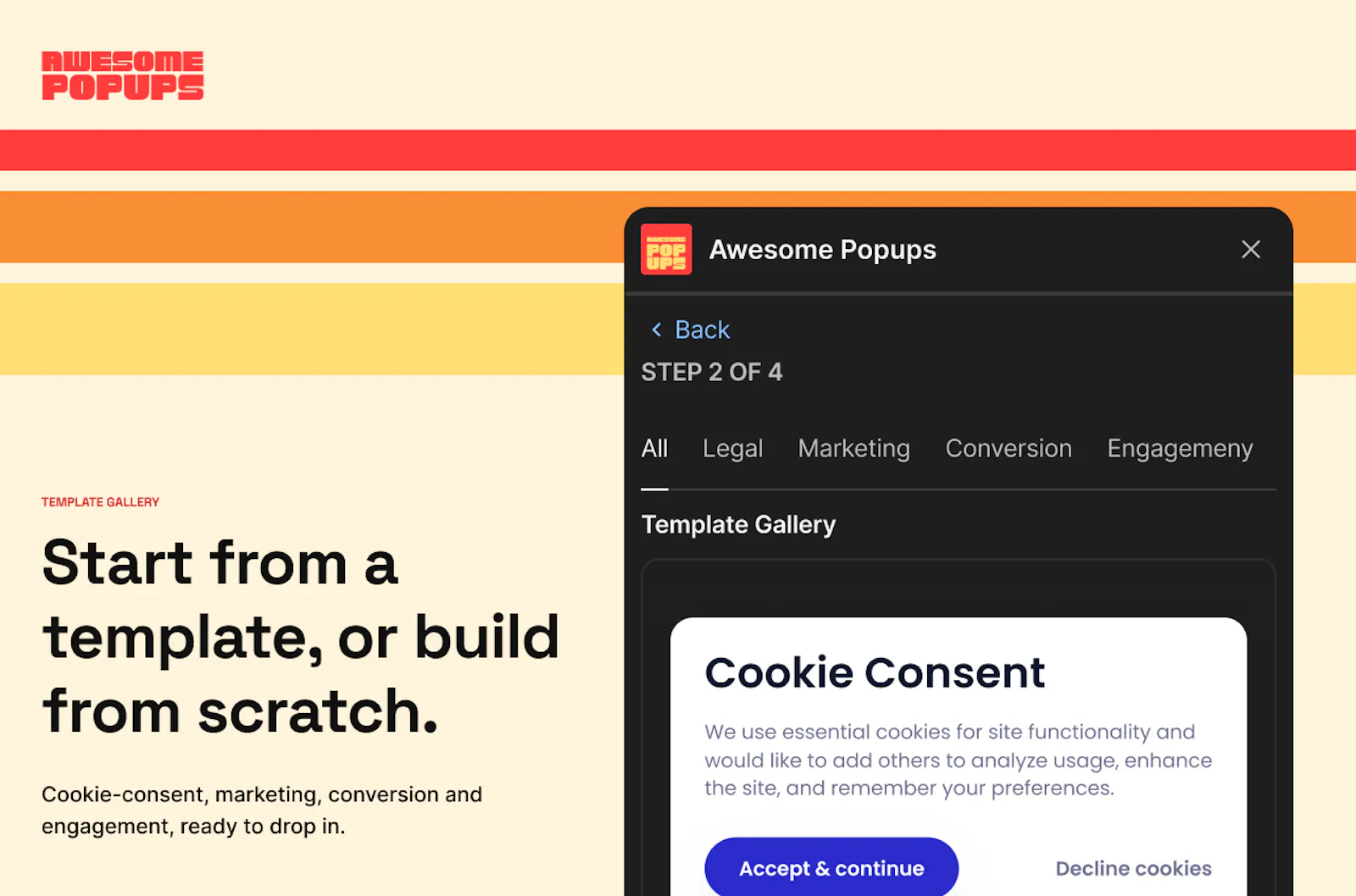 Awesome Popups screenshot 3