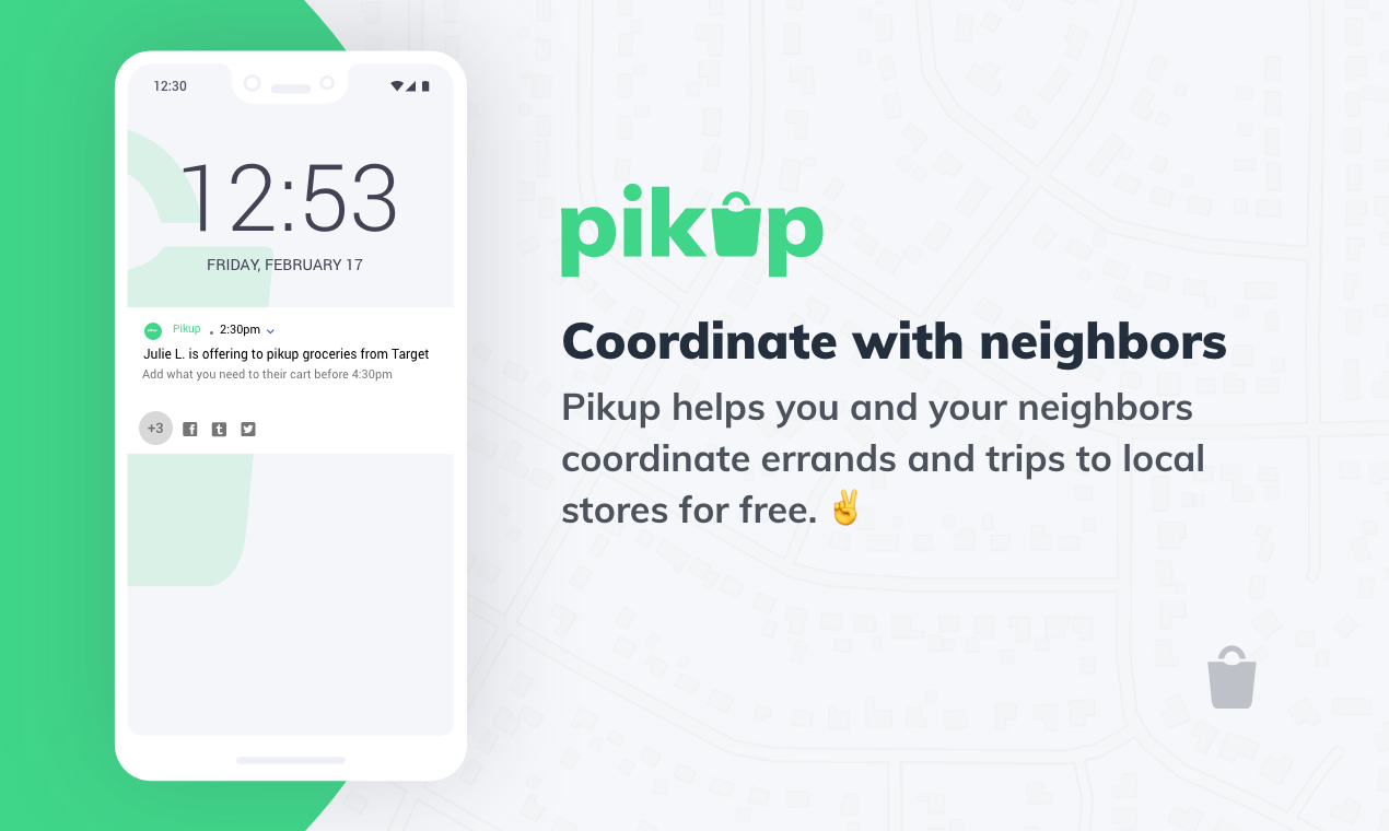 Pikup: Coordinate errands with neighbors gallery image