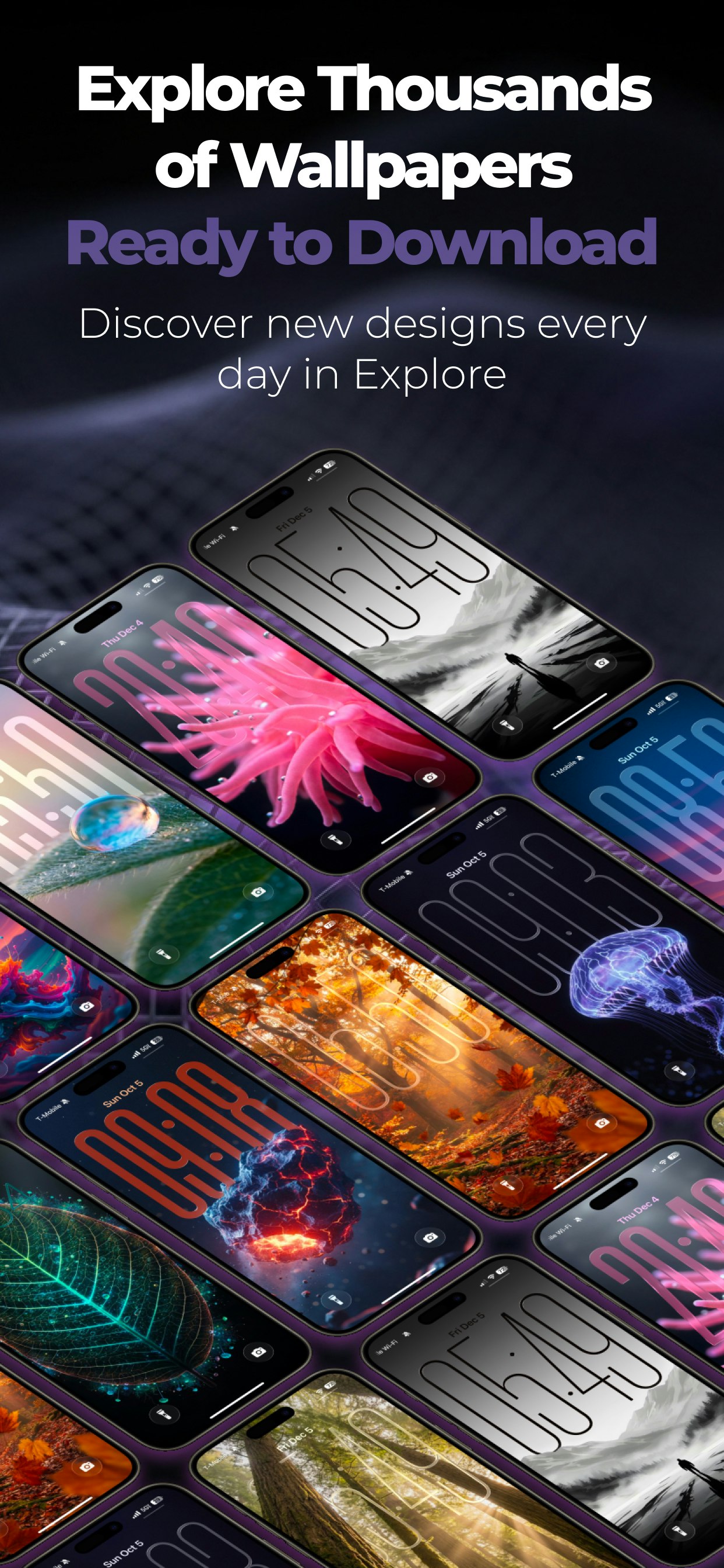 Tallpaper iOS&web app gallery image