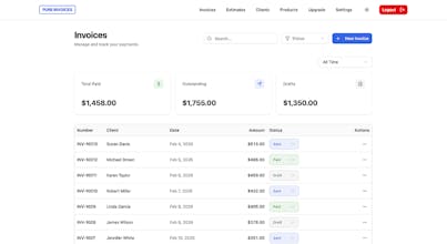 Pure Invoices gallery image