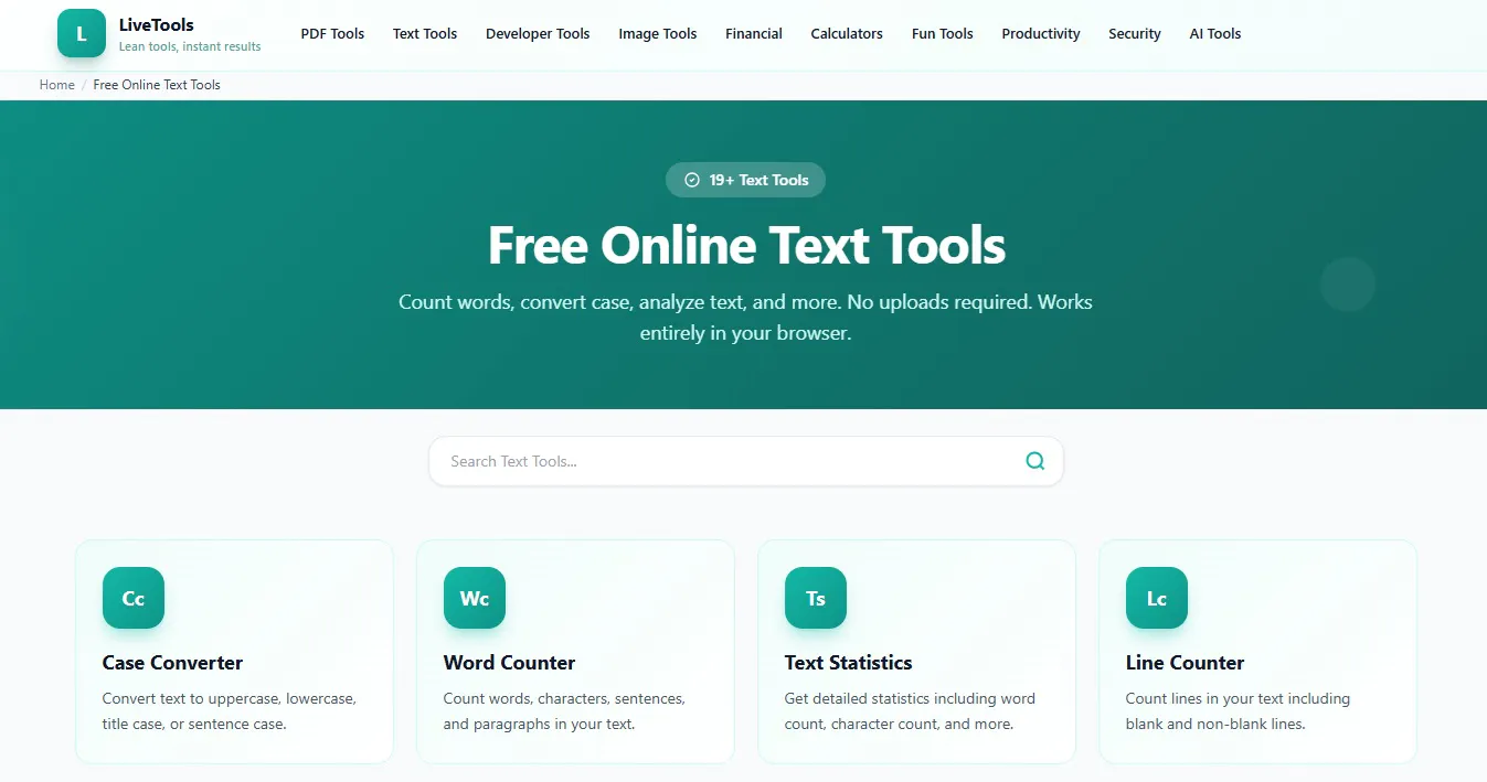 LiveTools gallery image