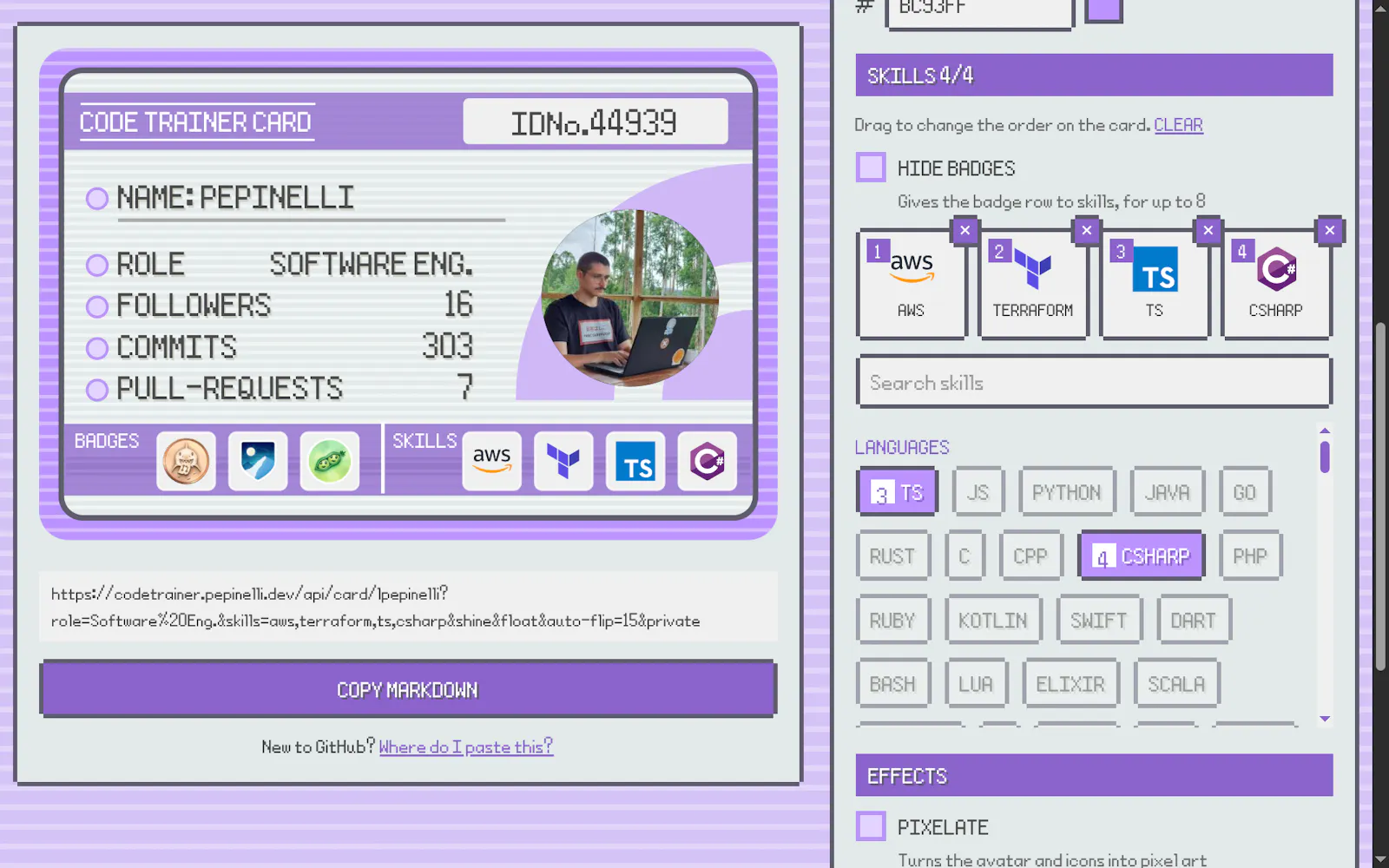 CodeTrainerCard screenshot 4