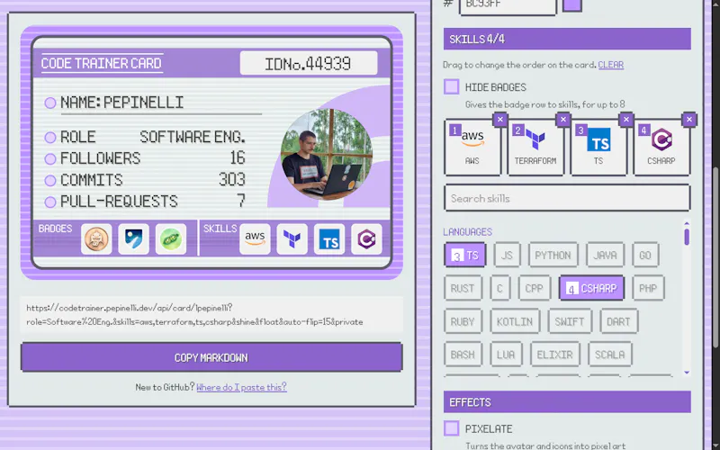 CodeTrainerCard screenshot 4