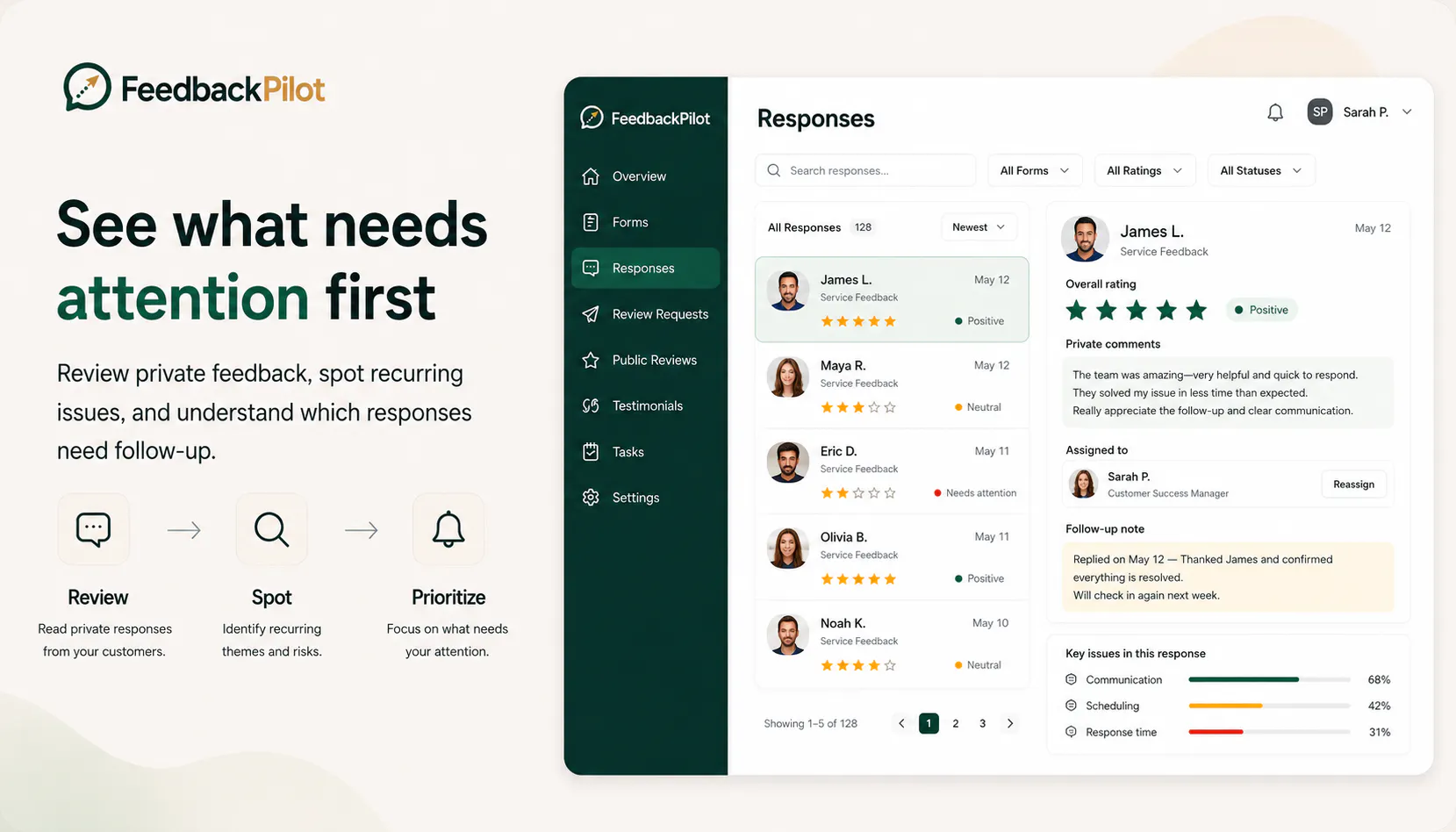 FeedbackPilot screenshot