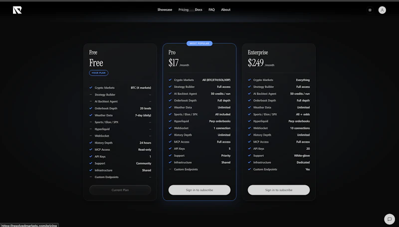 Resolved Markets screenshot 8
