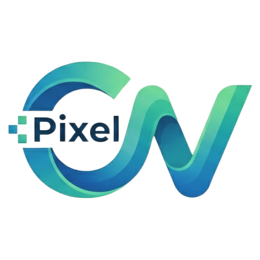 PixelCV - Product Hunt launch logo and brand identity