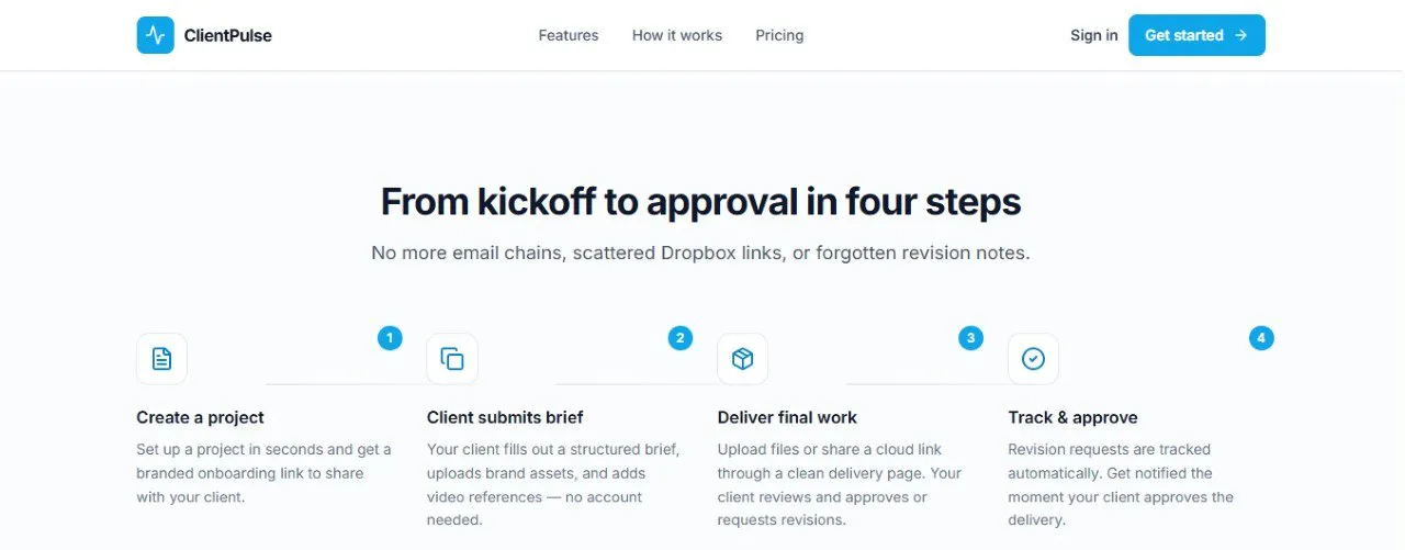 ClientPulse - Freelance Onboarding. gallery image