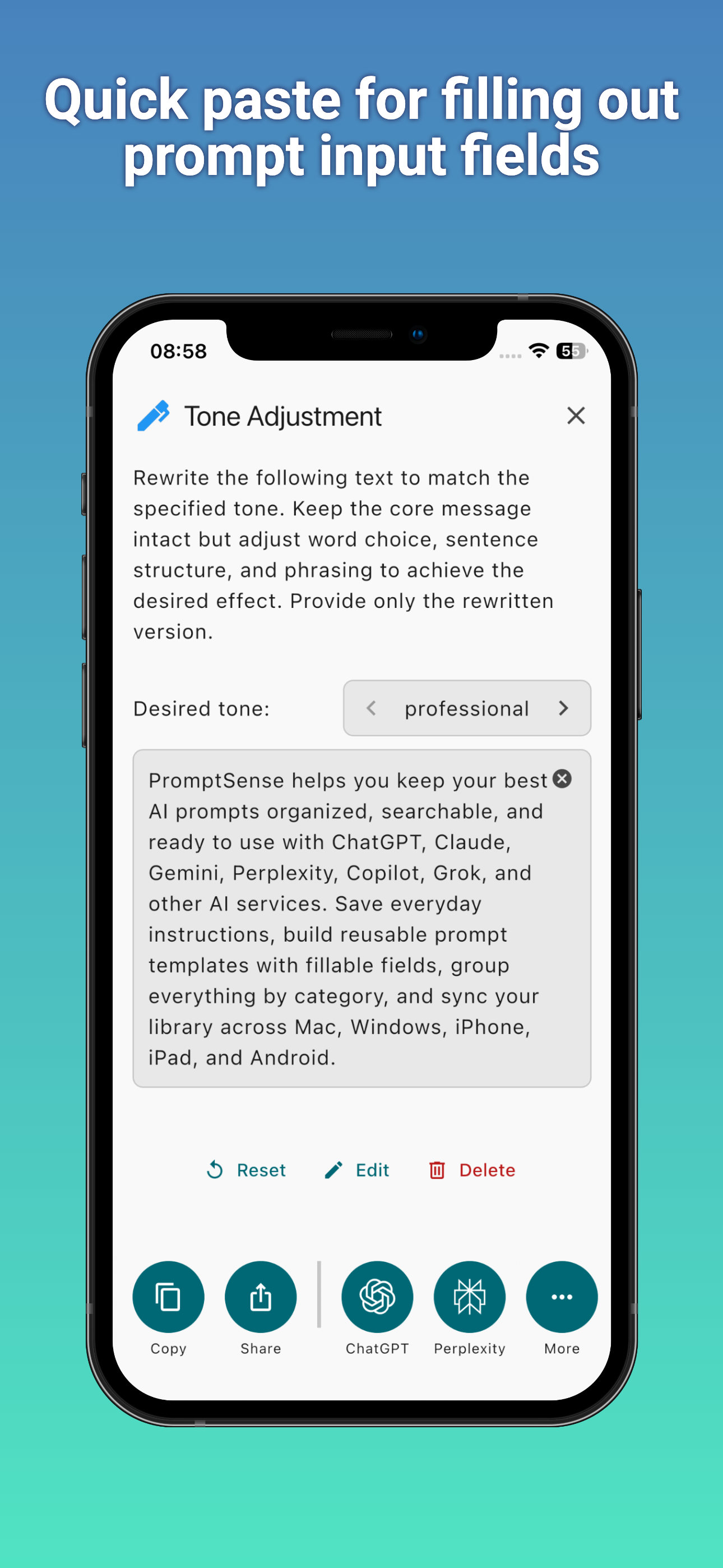 PromptSense gallery image
