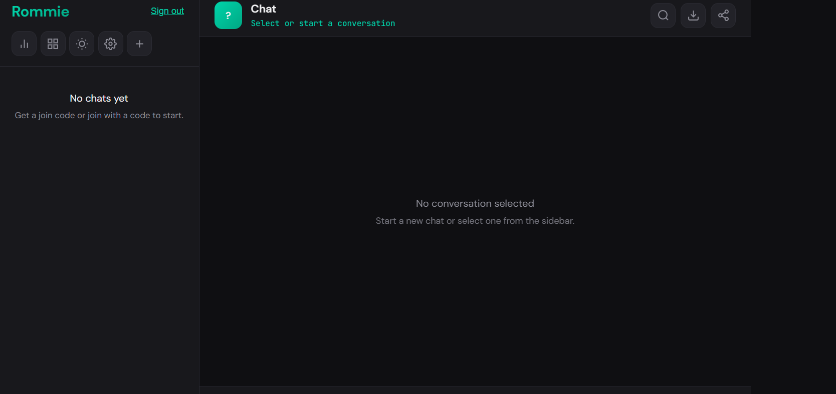 Rommie — Messaging gallery image