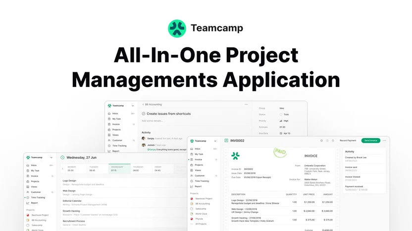 Teamcamp - Alles in één toepassing voor projectmanagement media 5