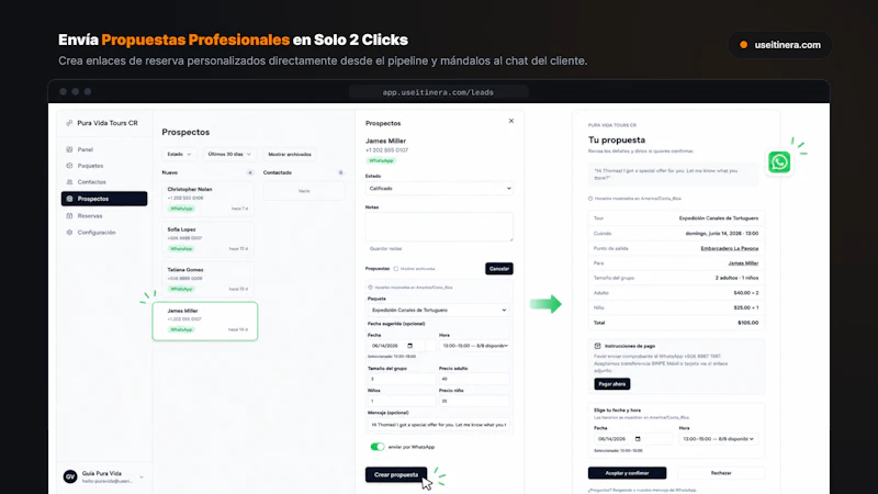 Itinera CRM screenshot 3