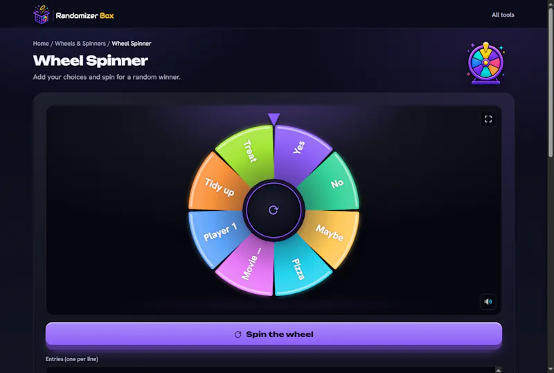 Randomizer Box screenshot 2