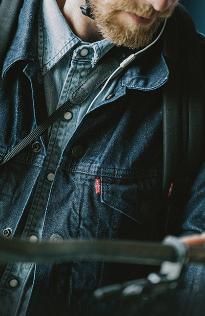 Levi's Commuter Trucker Jacket with Jacquard gallery image
