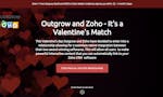 Outgrow and Zoho's Valentine's Match image