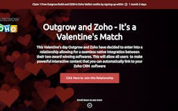 Outgrow and Zoho's Valentine's Match media 1