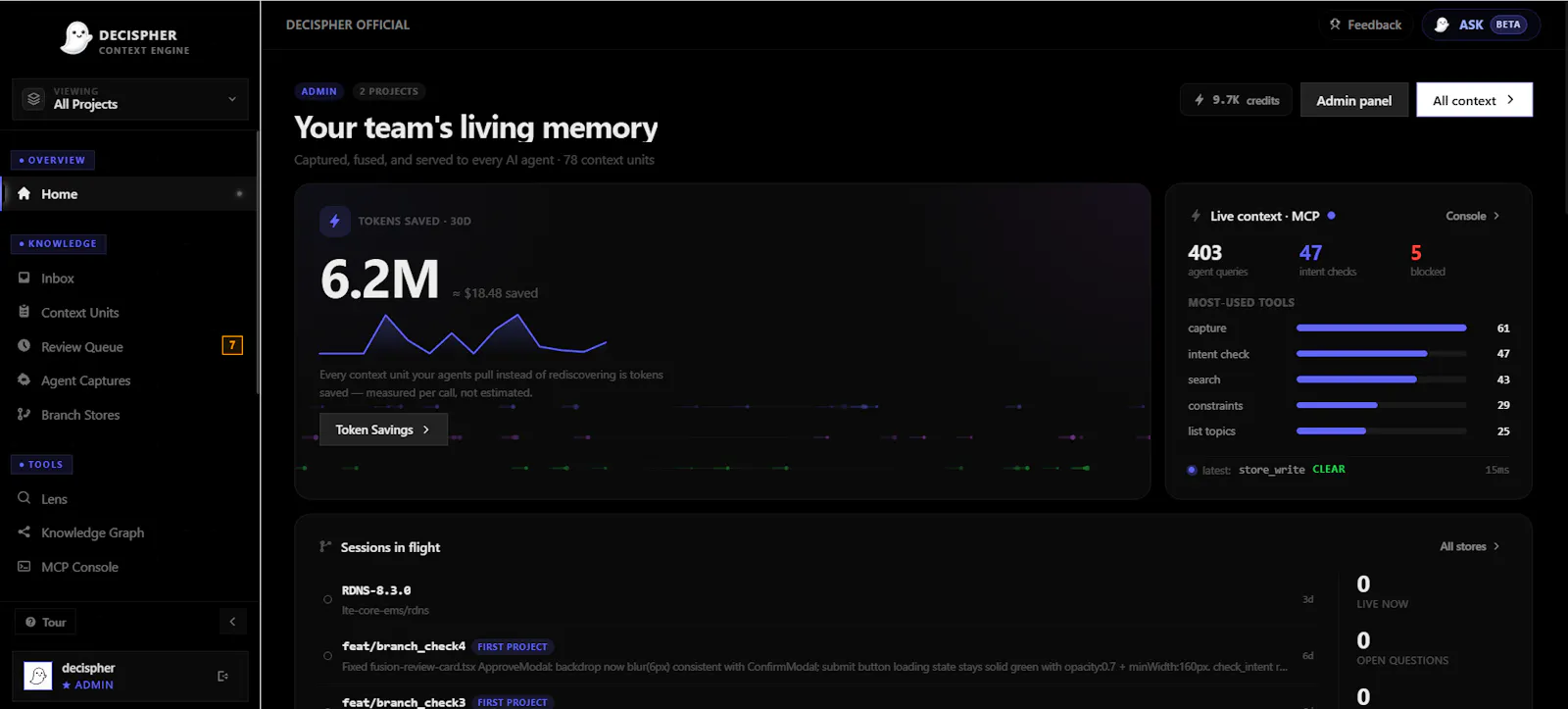 Decispher screenshot 1