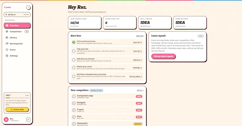 Pesky screenshot 3