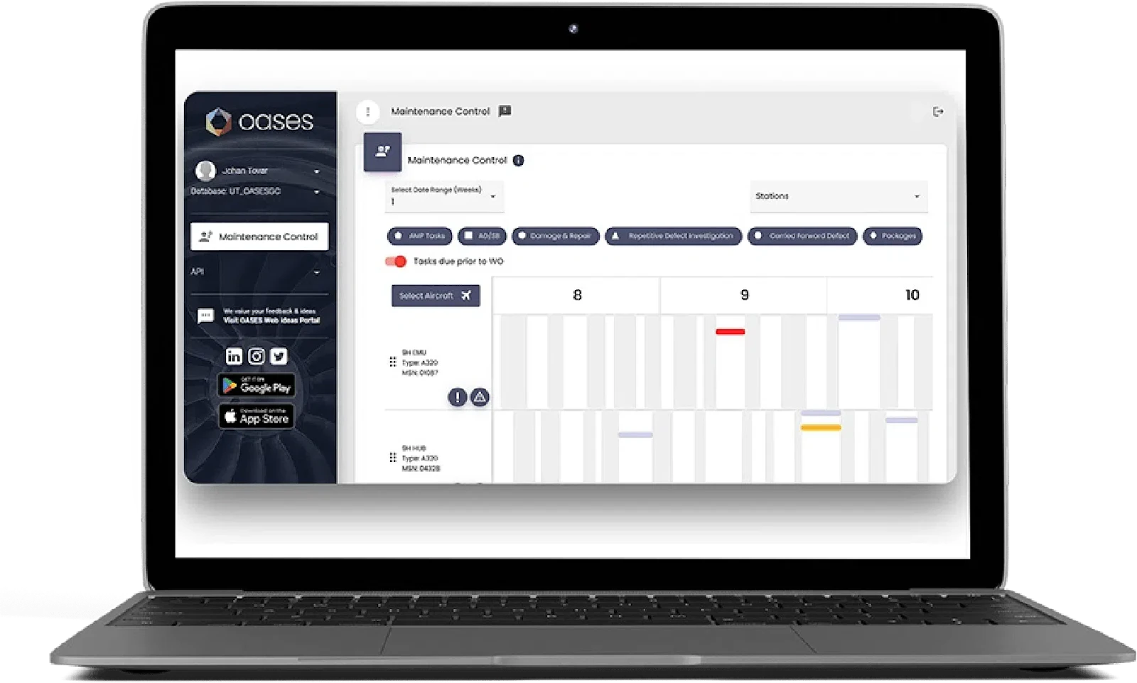 OASES screenshot 1