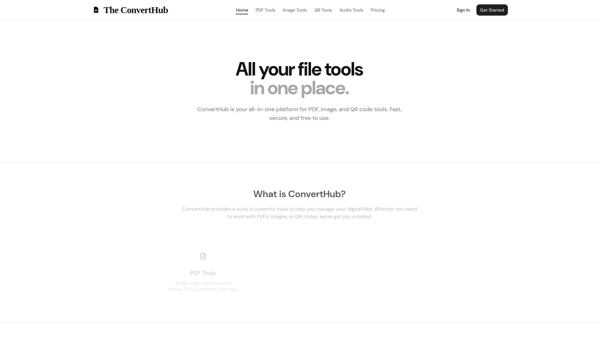 The ConvertHub gallery image