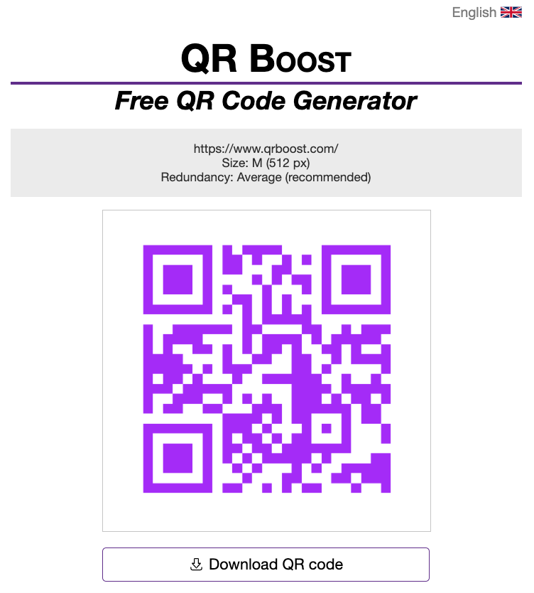 QR Boost gallery image