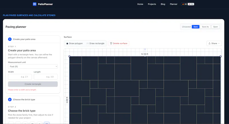 PatioPlanner screenshot 1