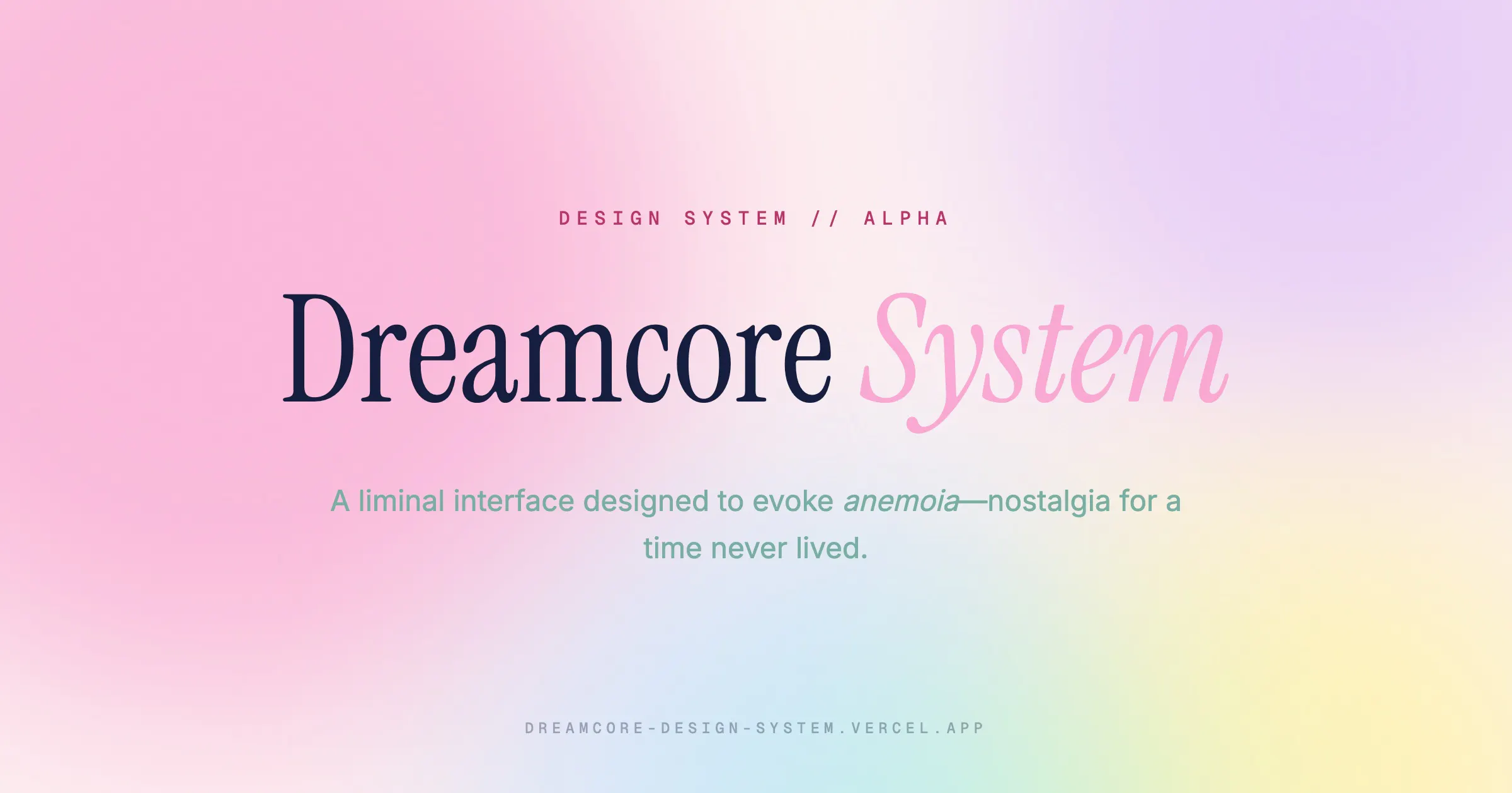 Dreamcore Design System gallery image