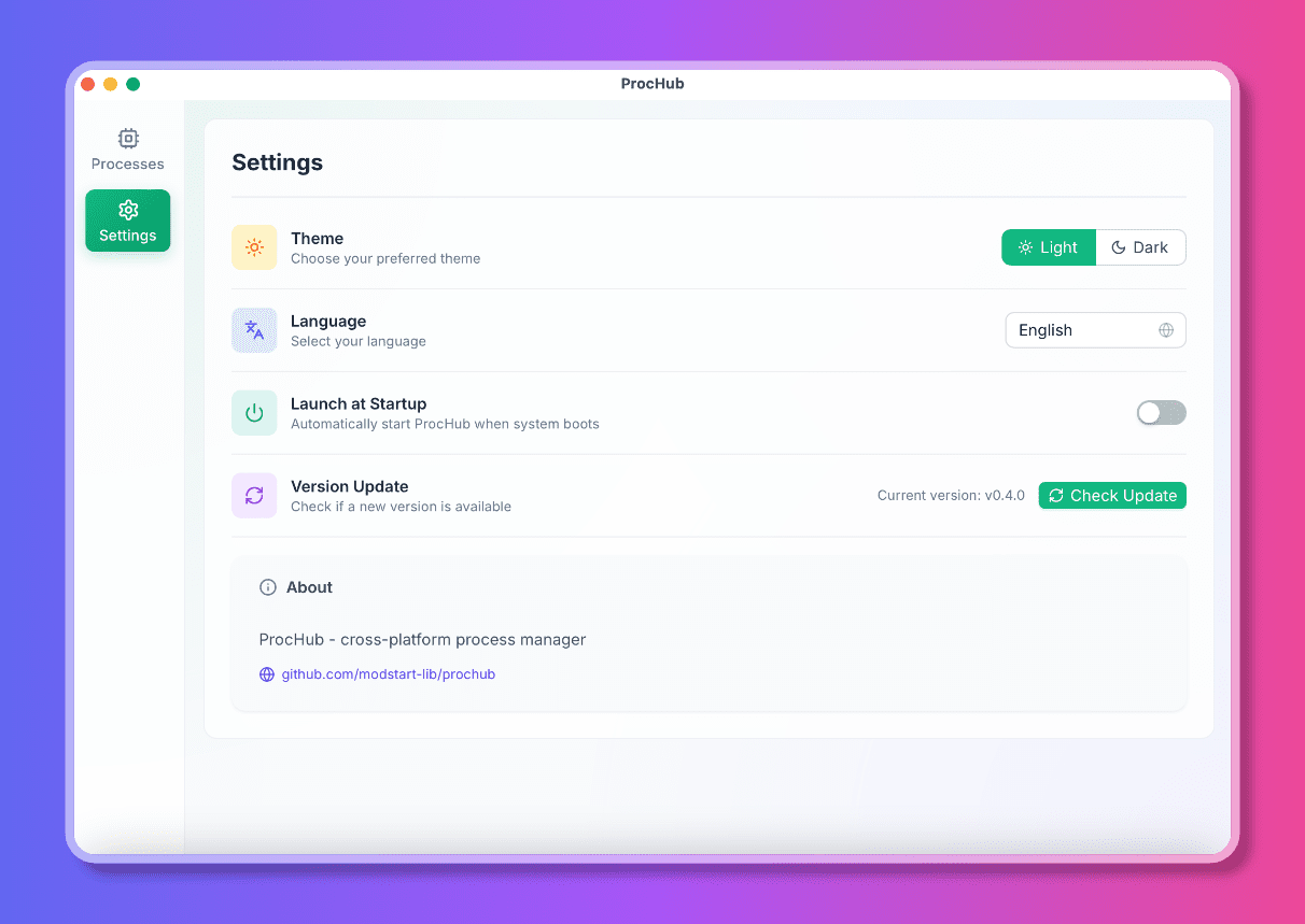 ProcHub - Screenshot 3 showing product features and functionality