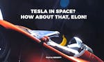 Tesla in Space image
