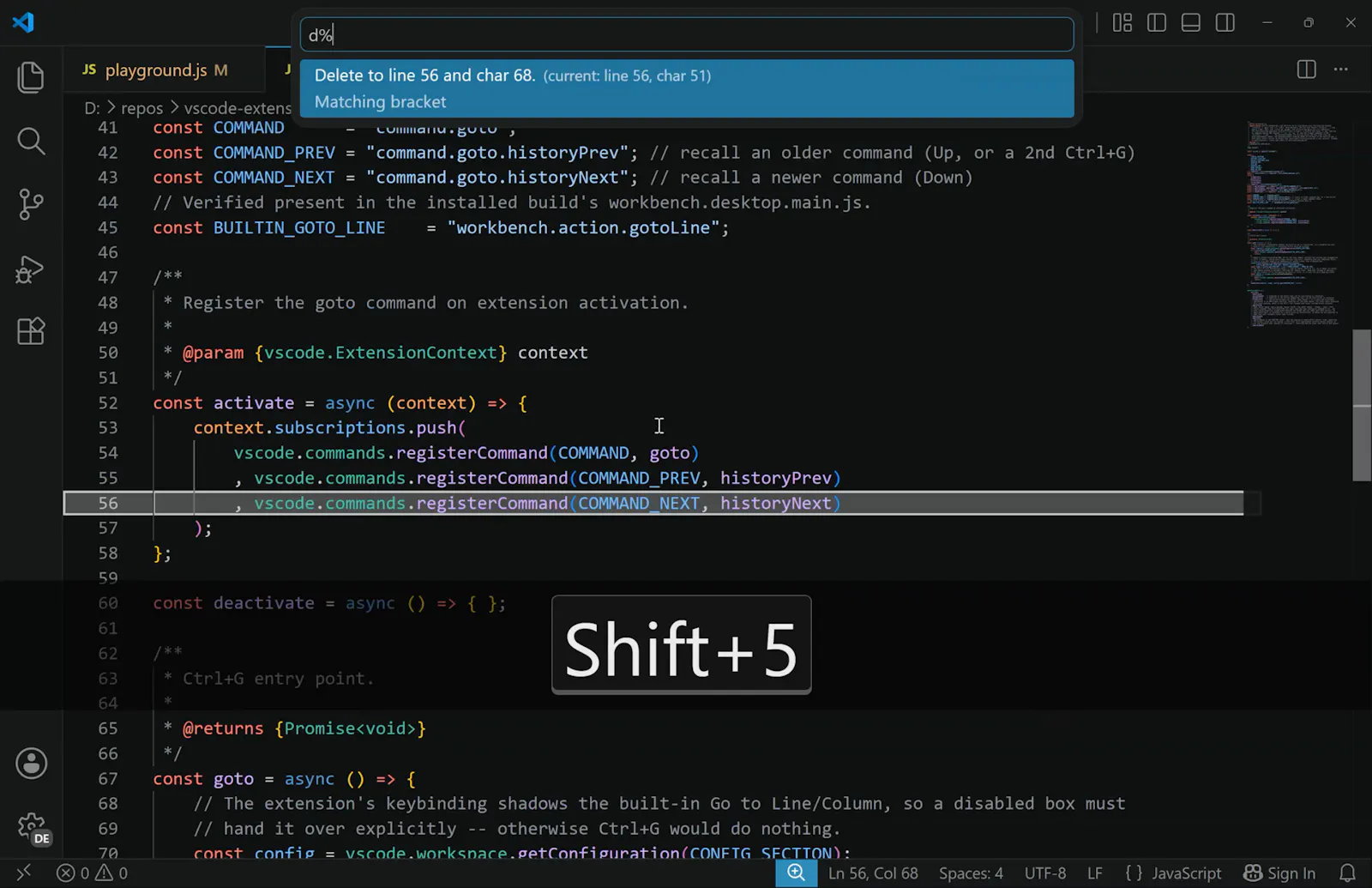 Better Go to Line/Column screenshot 6