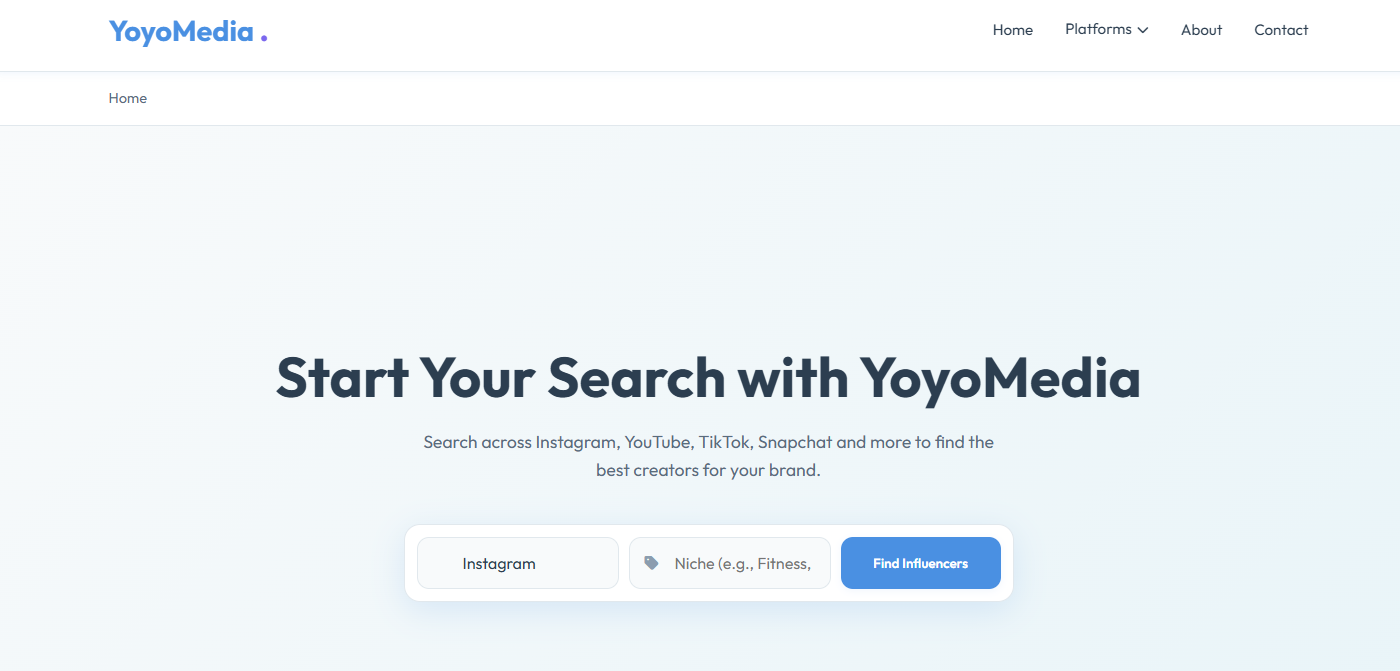 yoyomedia - Main product screenshot demonstrating key features and user interface