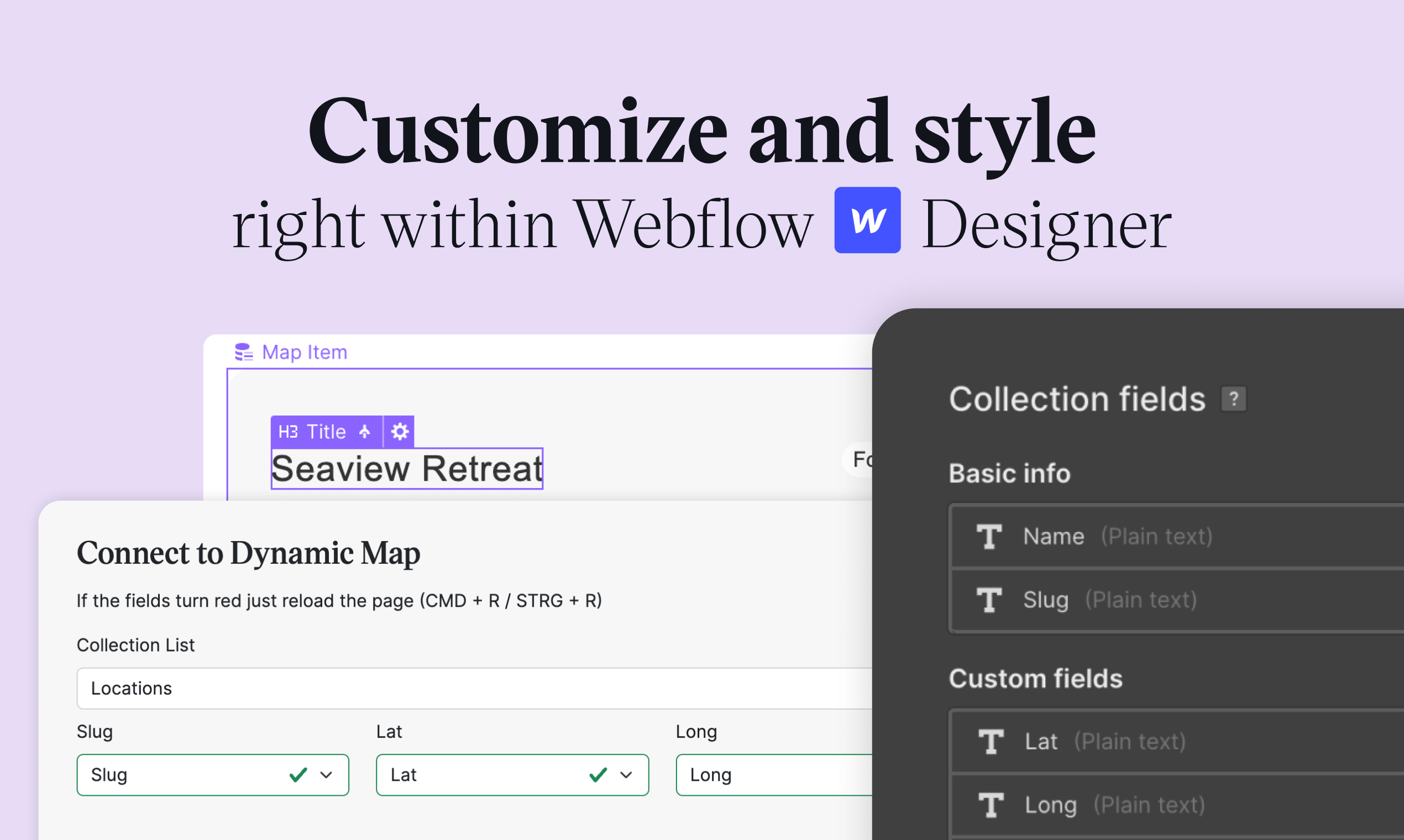 Dynamic Map for Webflow – by NCF [BETA] gallery image