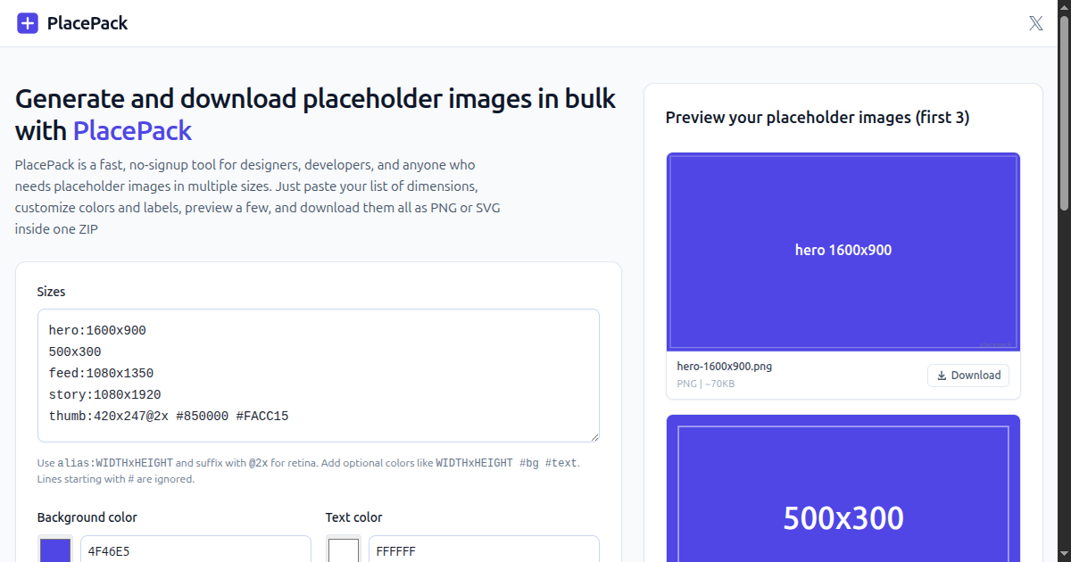 PlacePack gallery image